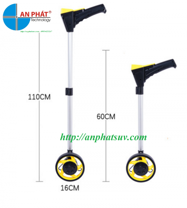 Thước lăn đường-Thước bánh xe đo chiều dài đường điện tử