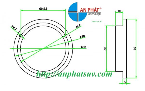 Thước thủy tròn cỡ lớn dùng hiệu chỉnh máy gia công, xây dựng, cơ khí,... - Ảnh 3