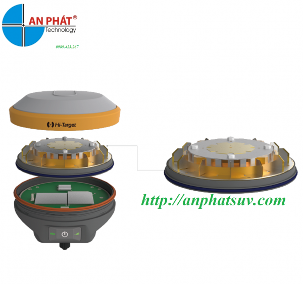 Máy định vị GNSS RTK Hi-Target V90 Plus (IMU-30 độ) - Ảnh 4