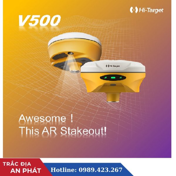 Máy định vị GNSS RTK Hi-Target V500 - Ảnh 4