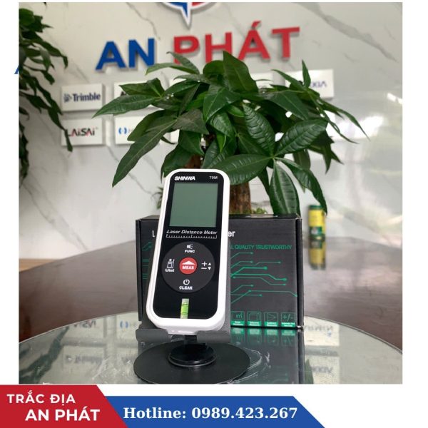 Máy đo khoảng cách laser tia xanh Shinwa 70m - Ảnh 5