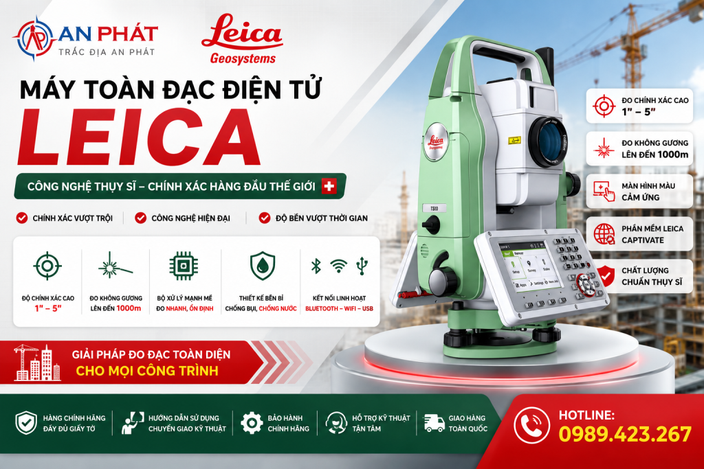Máy toàn đạc điện tử Leica